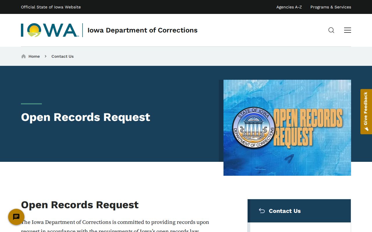 Ringgold County arrest search and Iowa DOC public data request