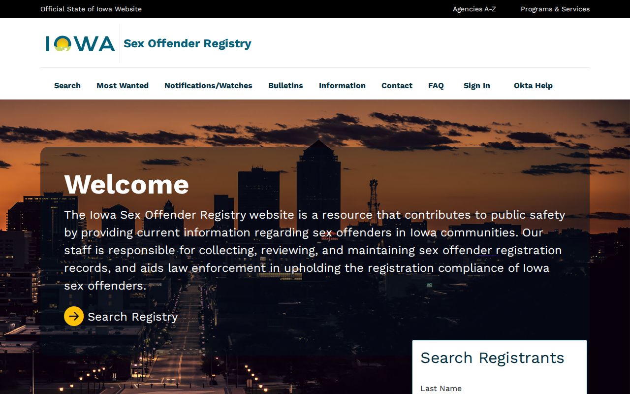 Ringgold County sex offender criminal record registry search