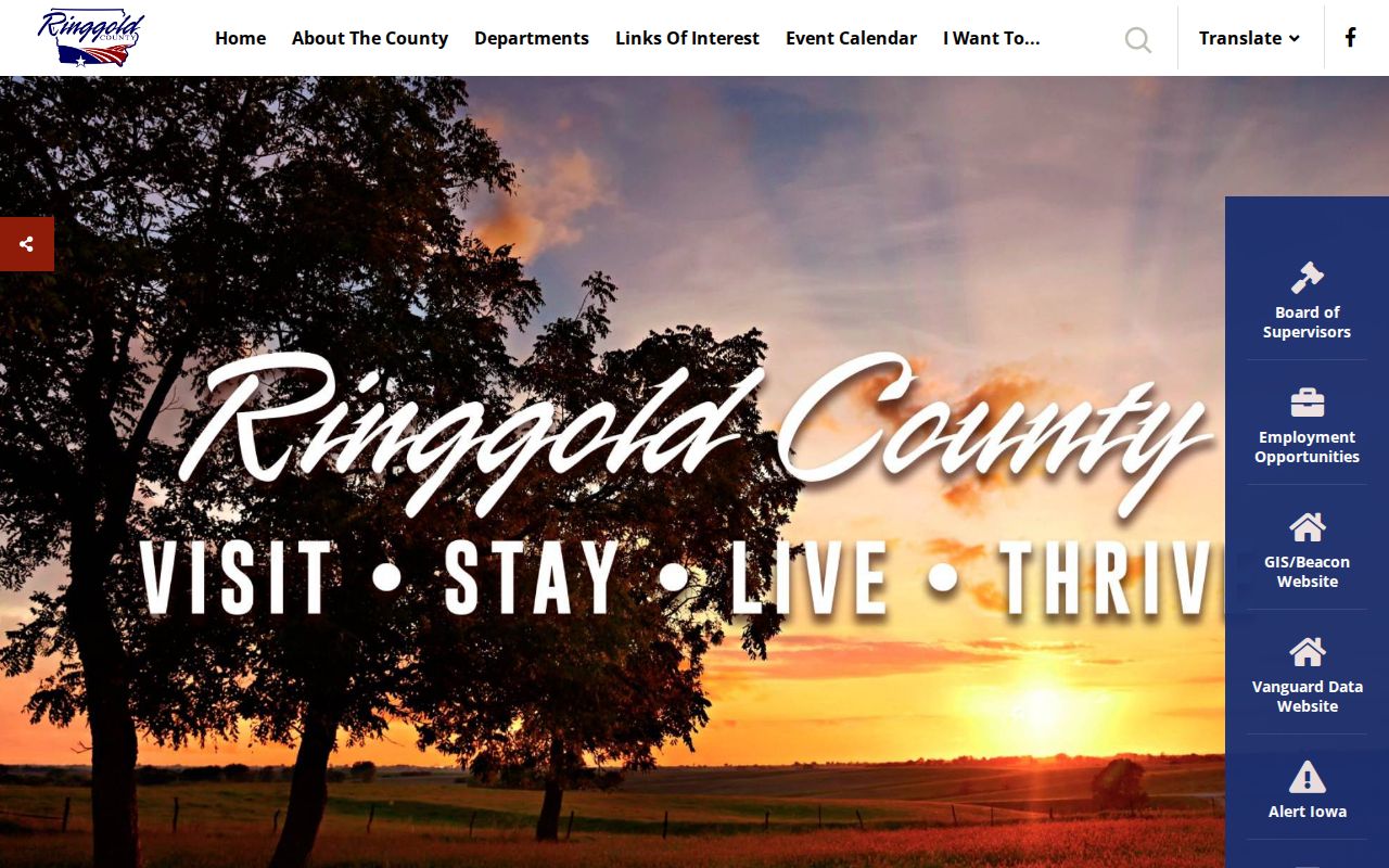 Ringgold County criminal history official county department page