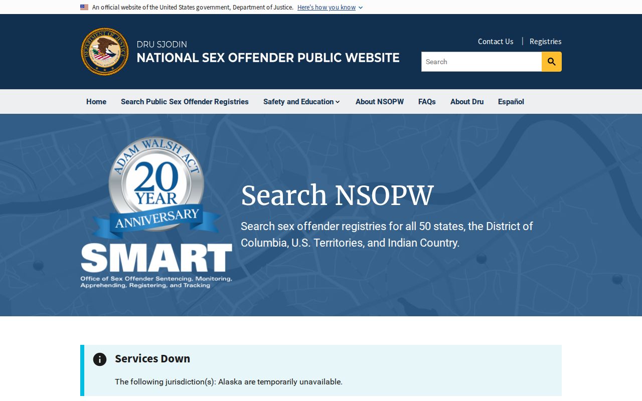 Ringgold County sex offender lookup through the national NSOPW search
